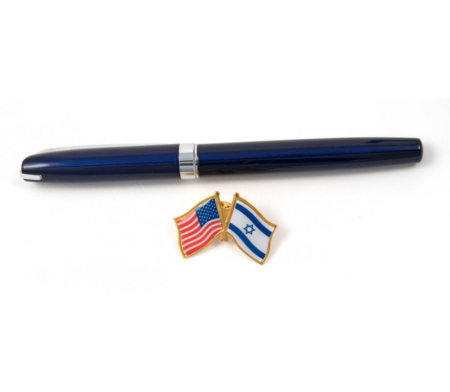 USA-Israel Flag Lapel Pin