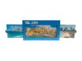 Wood Magnet with slide-Open Sides, Colorful - Tel Aviv Beaches and Sea Front