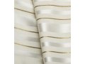 Wool Prayer Shawl with White and Gold Stripes - Talitania