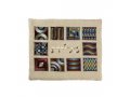 Yair Emanuel Embroidered Prayer Shawl & Tefillin Bag, Squares and Shapes - Colorful