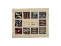 Yair Emanuel Embroidered Prayer Shawl & Tefillin Bag, Squares and Shapes - Colorful