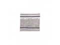 Yair Emanuel Embroidered Prayer Shawl Bag, Panoramic Jerusalem - Silver