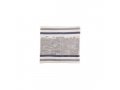 Yair Emanuel Embroidered Prayer Shawl Bag, Panoramic Jerusalem - Silver