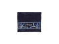 Yair Emanuel Embroidered Prayer Shawl and Tefillin Bag Set Blue Pomegranates on Blue