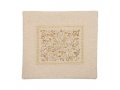 Yair Emanuel Tallit and Tefillin Bags, Embroidered Pomegranate Vines - Gold (Sold Separately)